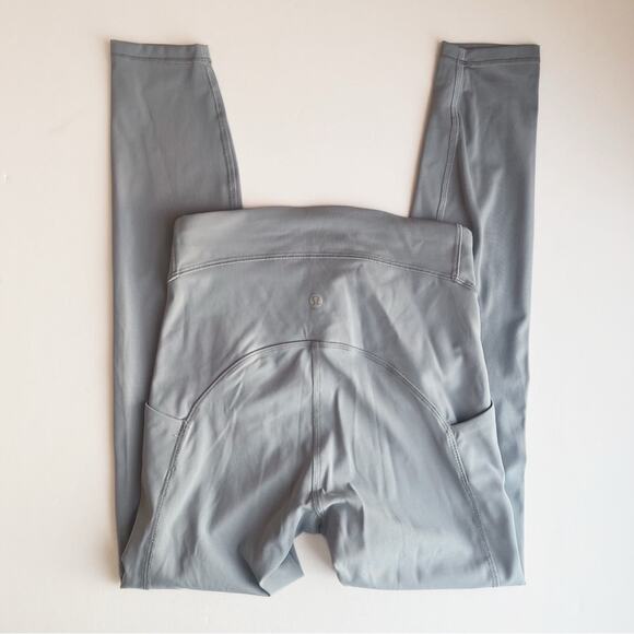 Lululemon Power Thru High-Rise Tight 25” Leggings Rhino Grey - Picture 6 of 10